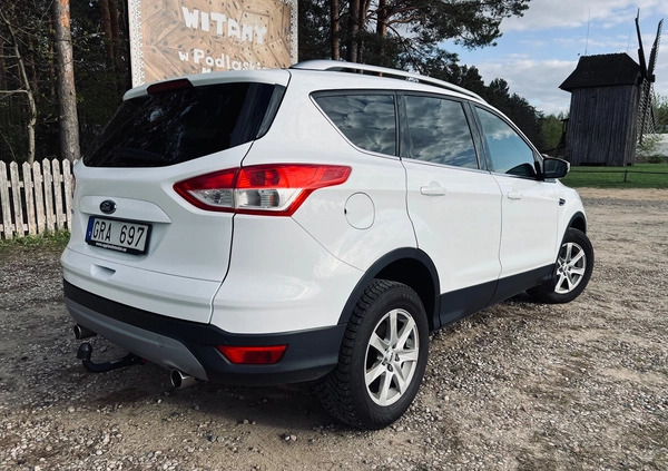 Ford Kuga cena 44900 przebieg: 150890, rok produkcji 2013 z Białystok małe 667